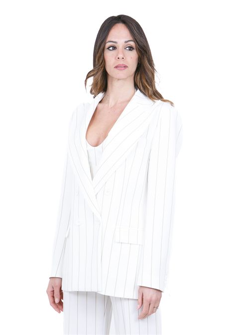 DOPPIOPETTO GESSATO RIGA H3 MAR DE MARGARITAS | Blazer | HELSA-01622-TMT0282BI02